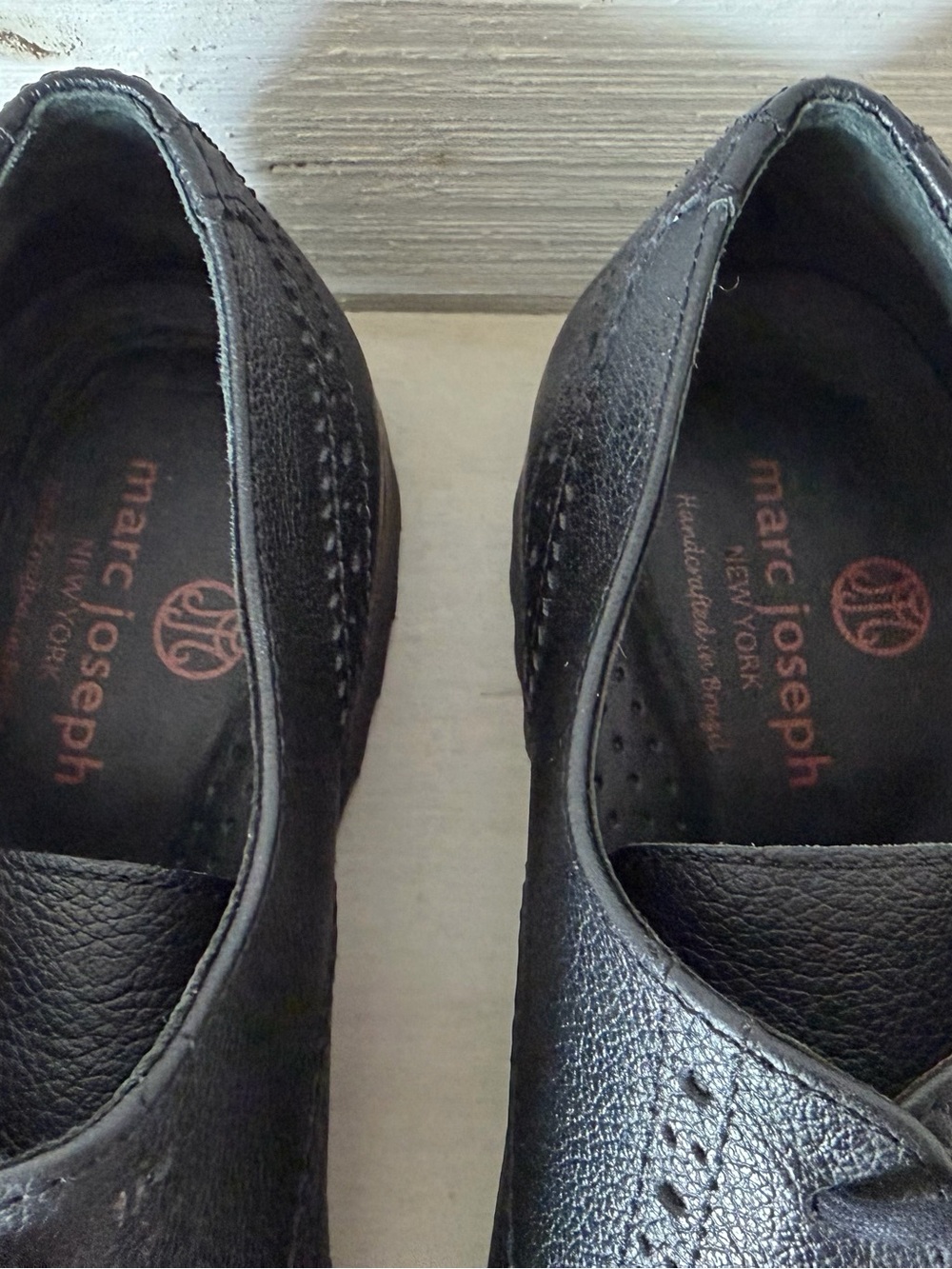 Marc Joseph Central Park West Leather Wing Tip Oxford Women’s Size 8.5 NEW - Picture 6 of 10